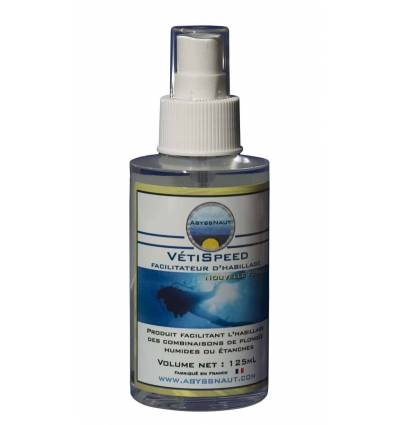 Spray Lubrifiant pour Habillage Vetispeed 125ml Abyssnaut
