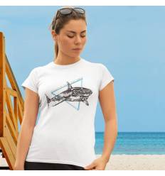 Tshirt Femme Requin Blanc Fenua Factory 