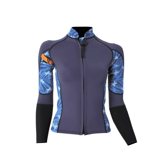 Veste Zippée Manches longues 2/2mm Optimizer Ocean Step longe cote Femme