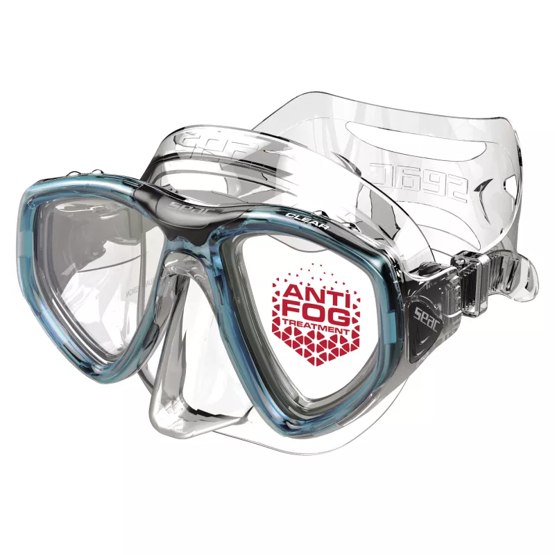 Masque de plongée SEAC Clear – Vision parfaite et technologie antibuée