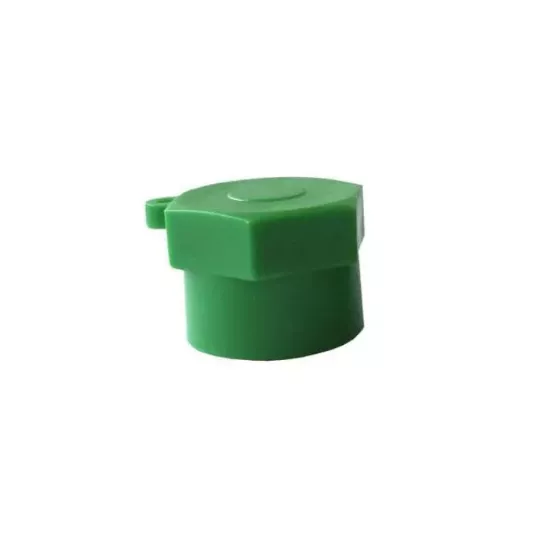 Bouchon de protection pour détendeur M26 Nitrox / Oxygène - Plastique Vert