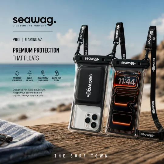 Pochette étanche flottante Seawag PRO IPX8 pour smartphone jusqu'à 6,9"